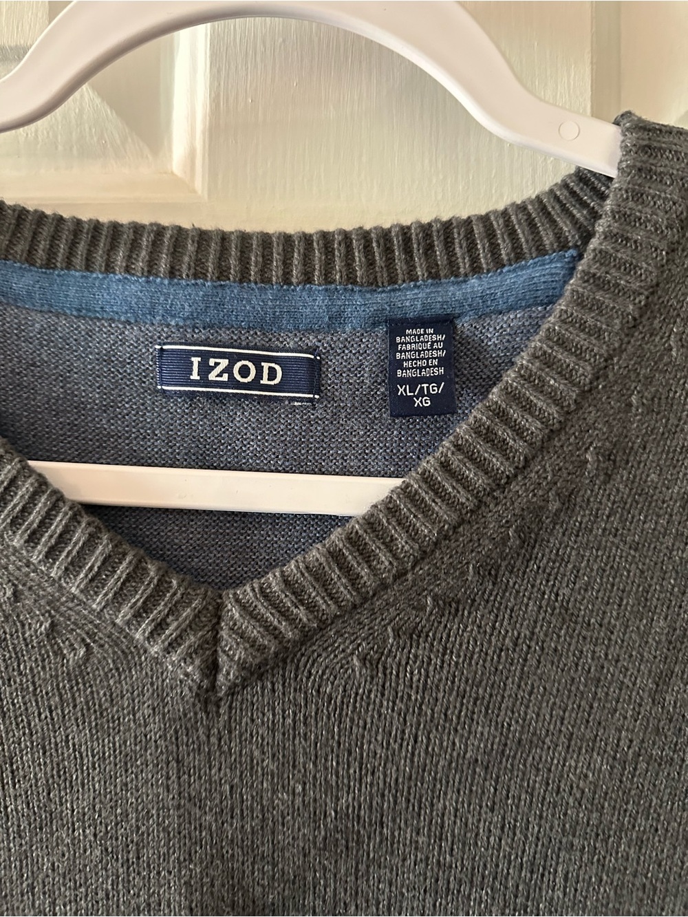 Izod Men's Gray Turtleneck Sweater